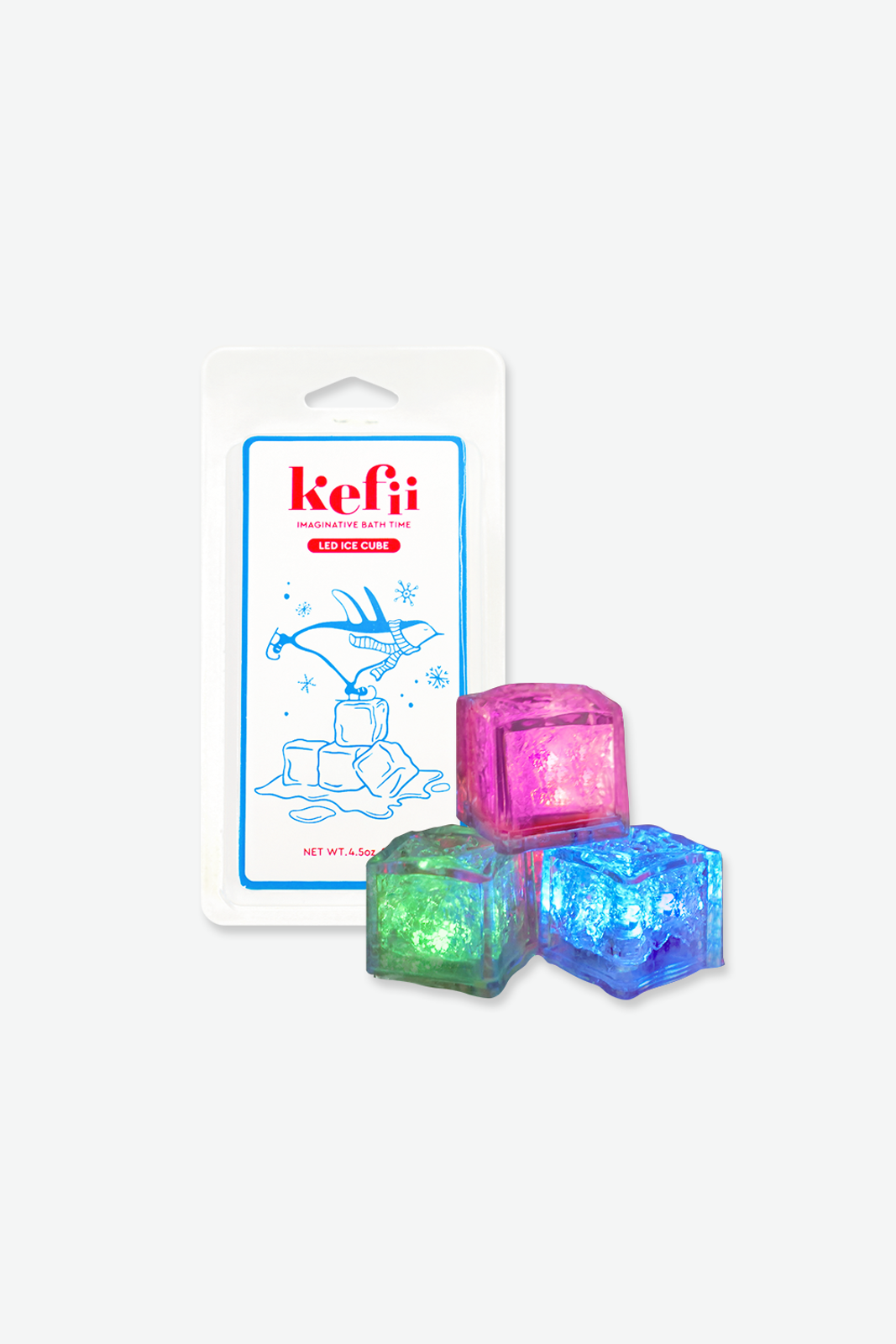 케피버블클렌저 LED큐브 목욕놀이장난감
